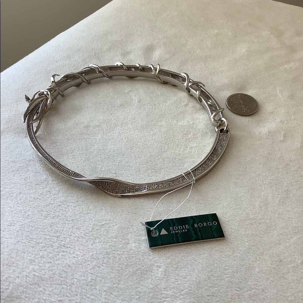 Eddie Borgo Barbed Wire and Pave Crystal Choker